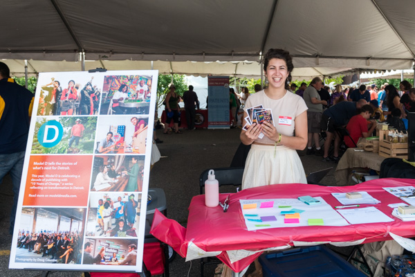 Model D's booth at Maker Faire Detroit 2015