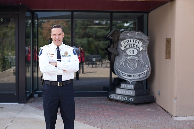 Police Chief Dale Dwojakowski has been awarded for his efforts to increase the diversity of the Sterling Heights police force.