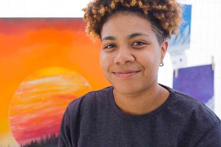 Kiera Adams, Spray Paint Artist