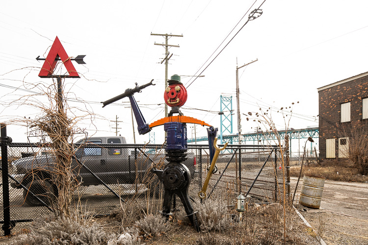 Transmission man. Photo by David Lewinski.