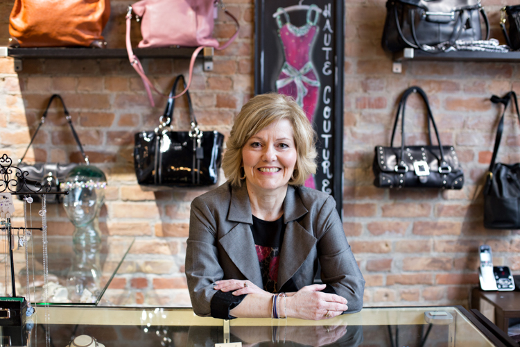 Kristy Kowatch runs a boutique consignment store in Lake Orion.