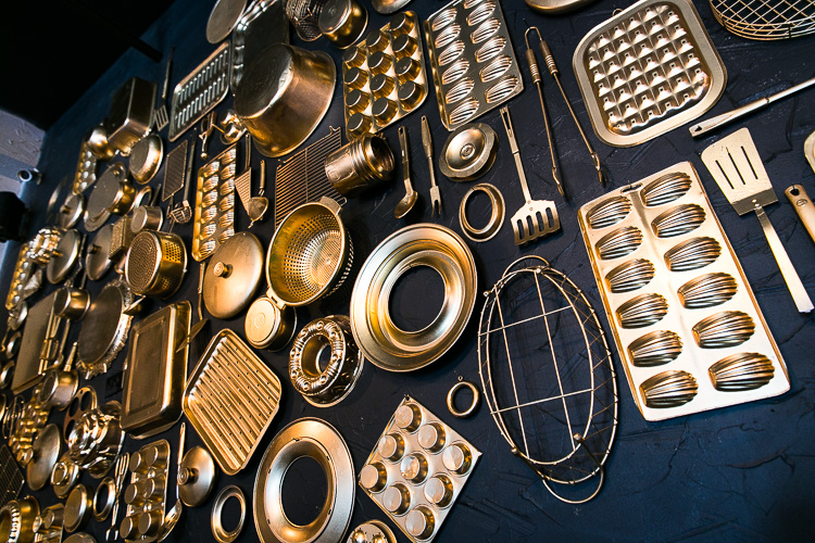 Bobcat Bonnie's has made the most of reclaimed kitchen items. Photo by David Lewinski.