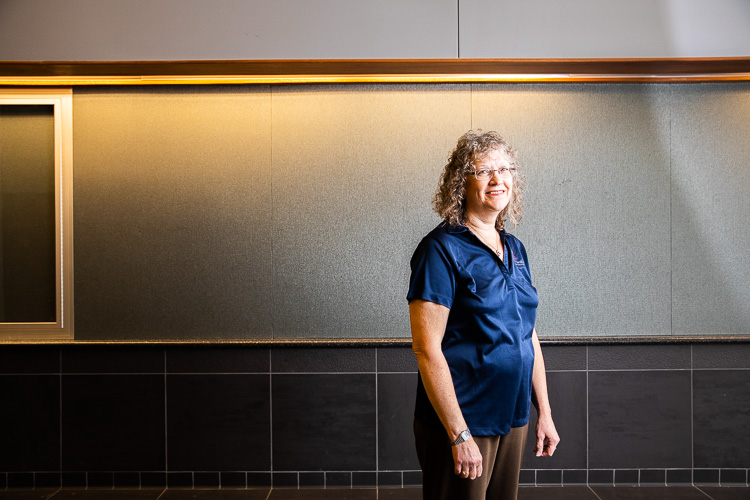 Karen Cummings, South Redford Schools food manager with Chartwells, Photo by David Lewinski.