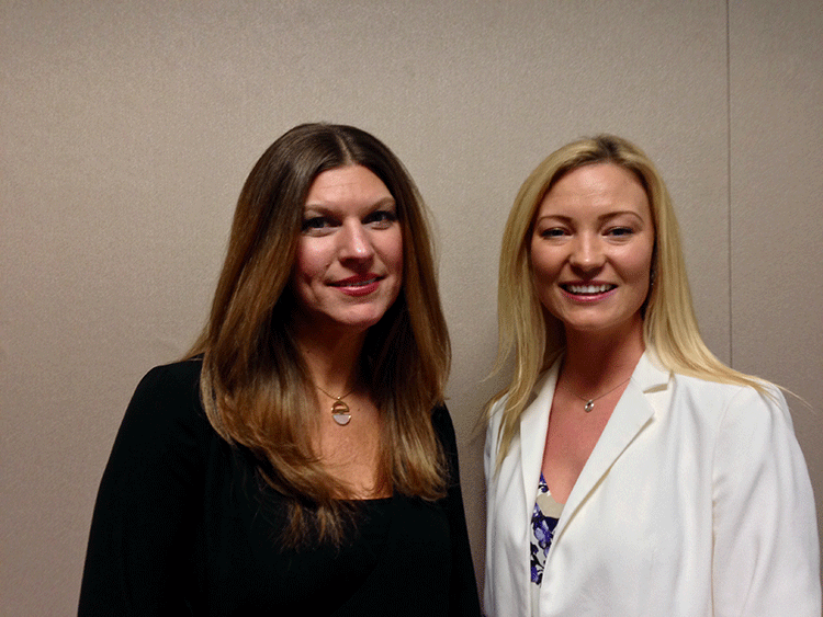 Kristen Pfeifer, Tamoré Ross (L to R). Photo by Mike Galbraith.