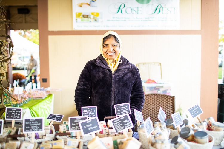 Zehra Bhinderwala, Rose Best natural soap products.