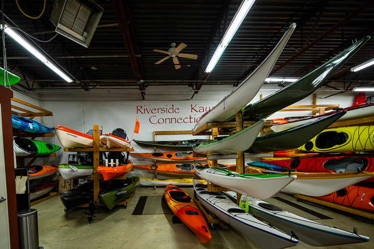 Riverside Kayak Connection. Photo by David Lewinski.