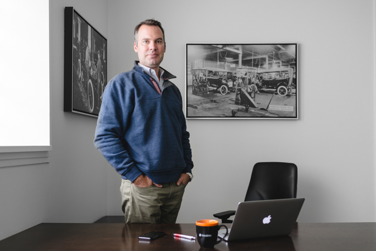 Christian Fuller of Incubizo, a co-work space in Ferndale