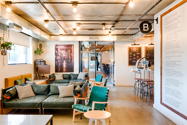 Bar area at Trumbull & Porter Hotel