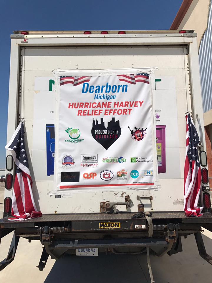 One of the PDO semis that contributed to hurricane relief