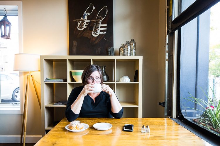 Jennifer Evans at Cornwall Bakery. Photo by David Lewinski.