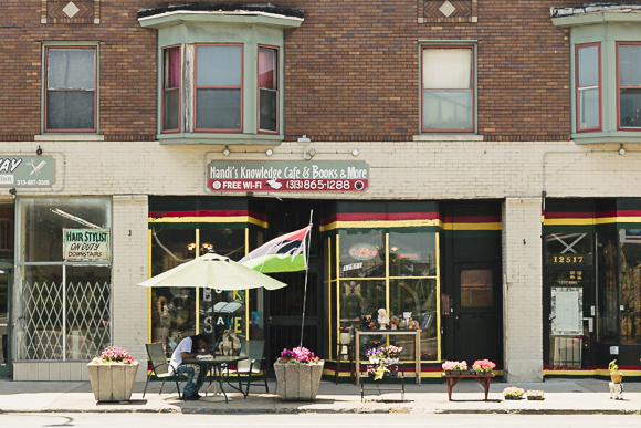 Exterior of Nandi's Knowledge Café