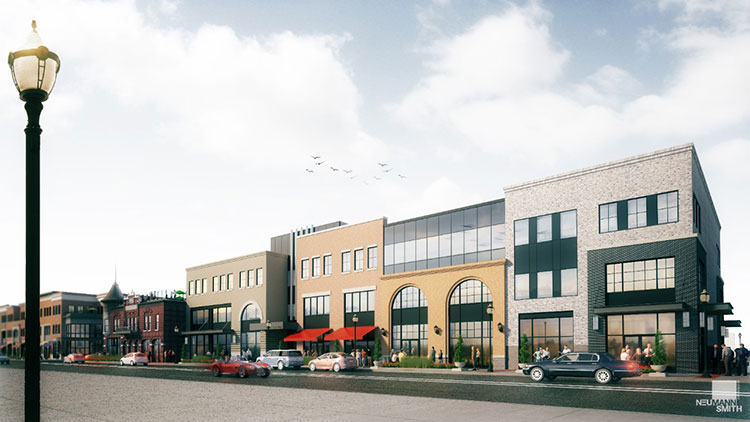 Rendering of Wagner Place development. Courtesy Ford Motor Company.