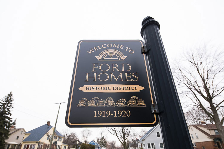Henry Ford Homes Historic District. Photo by David Lewinski.
