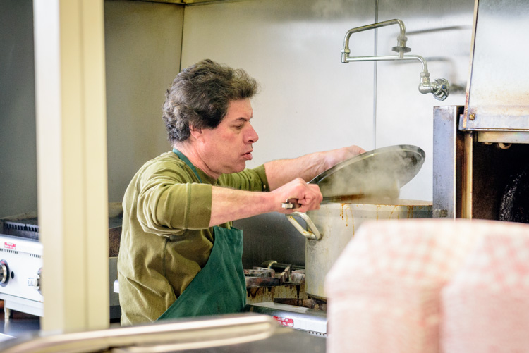 Larry Katz at Harvard Row. Photo by Doug Coombe.