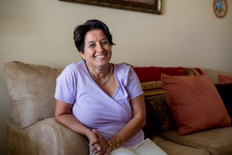 Algerian immigrant, Houda Diaconescu. Photo by Nick Hagen.