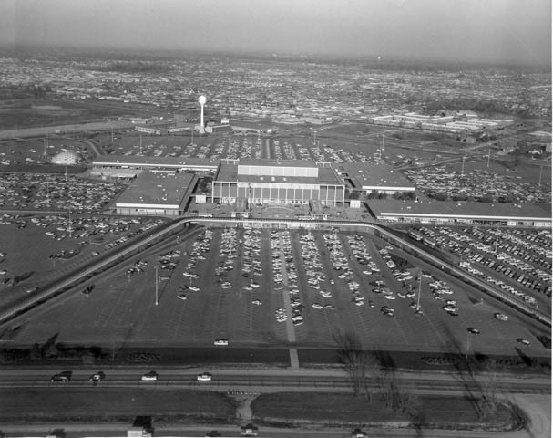 Early aerial shot of Northland Center. Photo courtesy Ken Siver.