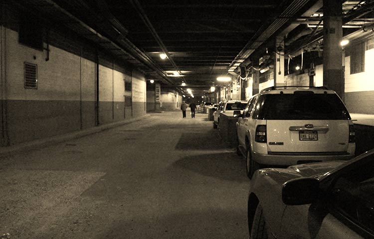 Tunnels beneath Northland. Photo by Jerry Naftaly.