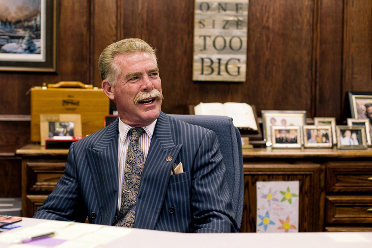 President of Warren-based Financial Services of America. Photo by Nick Hagen.