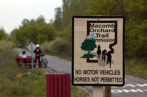 Macomb Orchard Trail. Photo courtesy Community Foundation of Southeast Michigan.