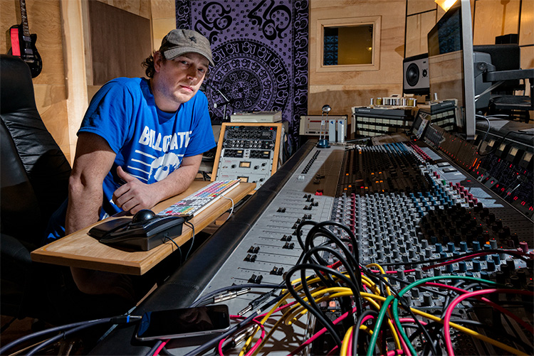 Chris Breest, owner of Plymouth Rock Recording Co.