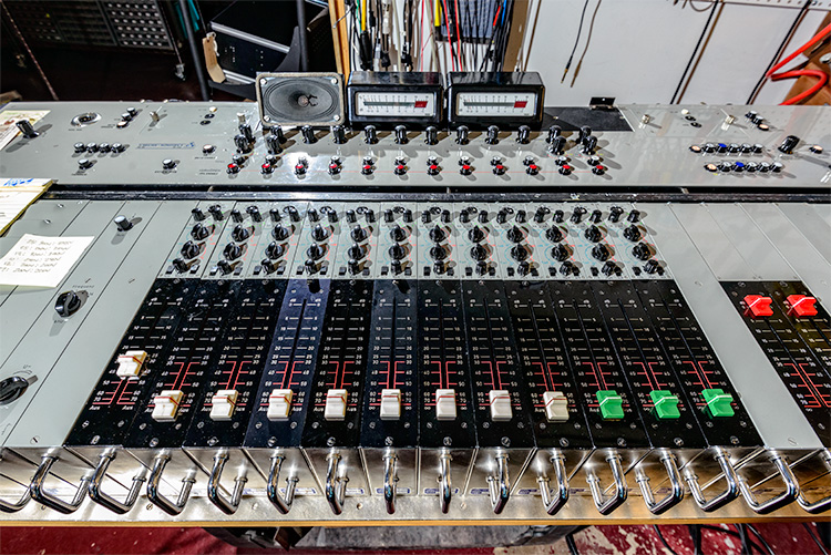 A vintage console at Vintage King Audio in Ferndale