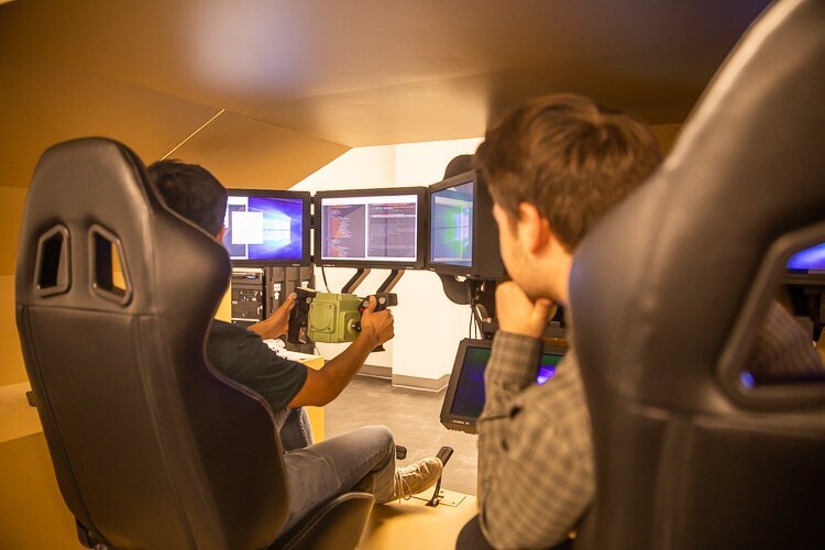 Inside DCS Corporation in Sterling Heights.