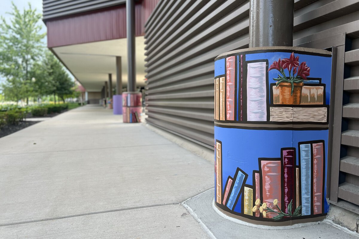 “Rooted in Word” by Tatum Lorway at the Sterling Heights Public Library.