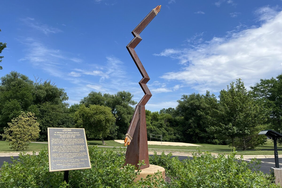 Lifetree at James C. Nelson Park by Detroit Design Center.