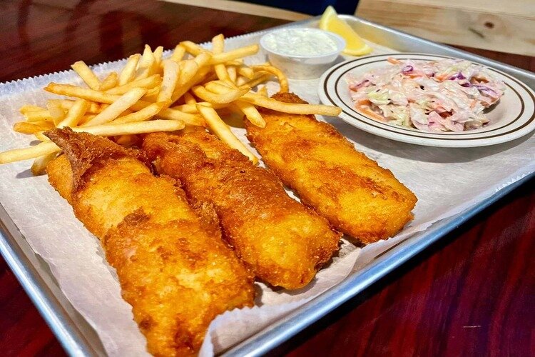 Fish and Chips at 342 Bar & Grill in Dearborn Heights.