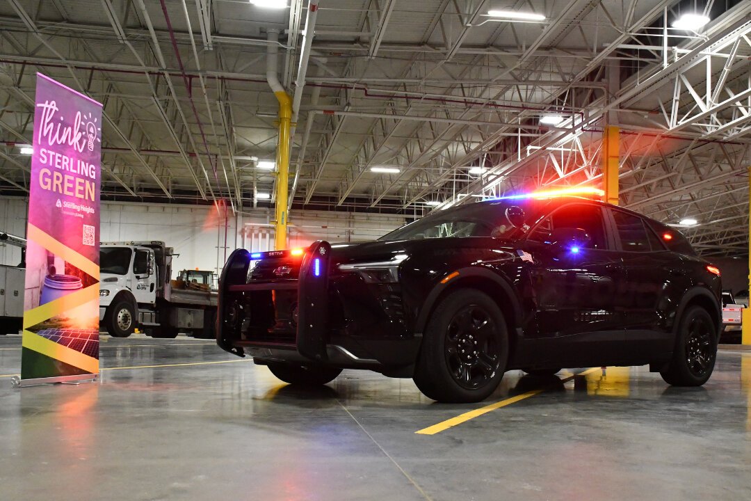 The Sterling Heights Police Department debuted its 2025 Chevrolet Blazer EV Police Pursuit Vehicle this past January.