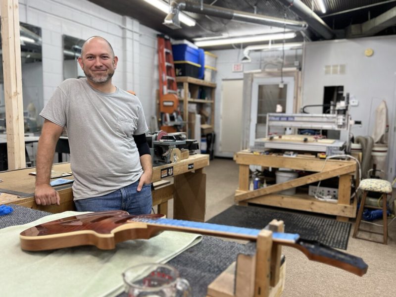 “We’re trying to build a Ferrari here, and I’m confident at this point that we really are,” says Jesse Hopkins, founder of Clay Avenue Guitar Co.