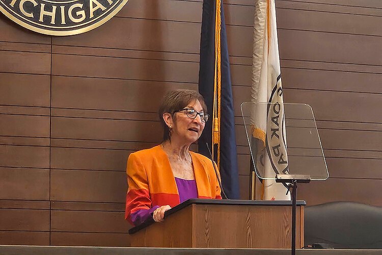 Mayor McClellan delivers the State of the City Address at City Hall.