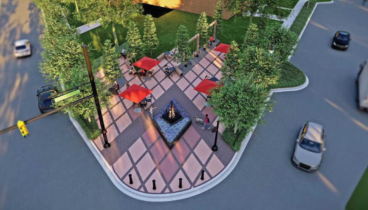 Renderings for Masons Corner in downtown Farmington.