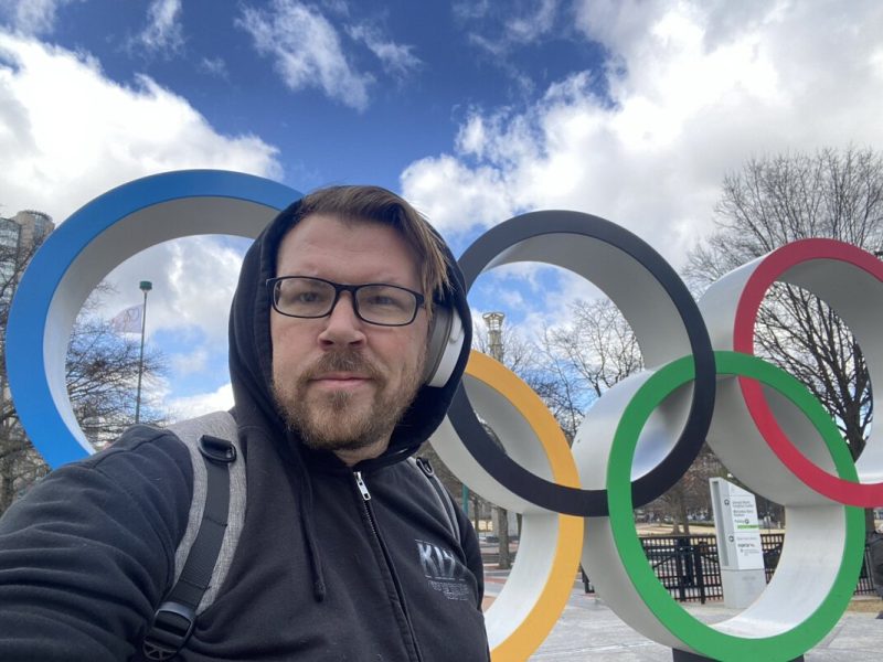 Sterling Heights resident Alex Delavan, out of the van and into the world.