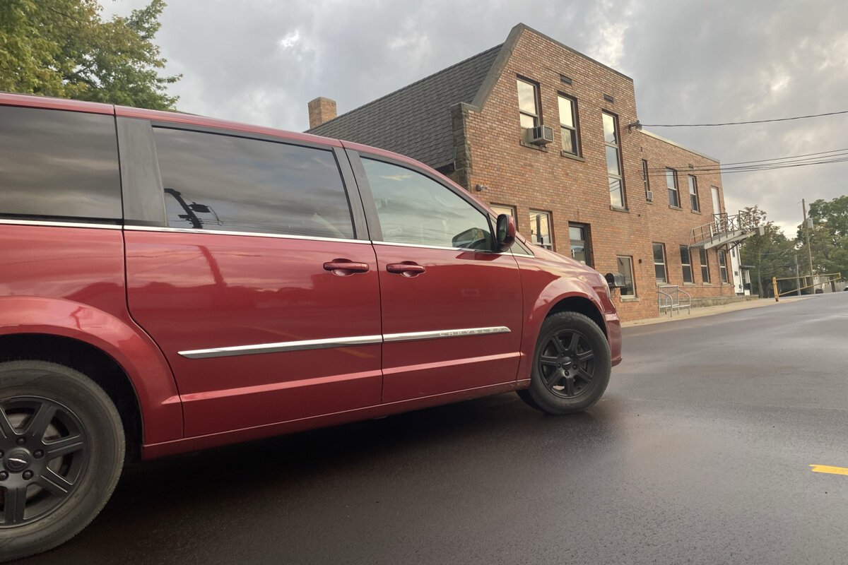 The Uplander disguised as a minivan.