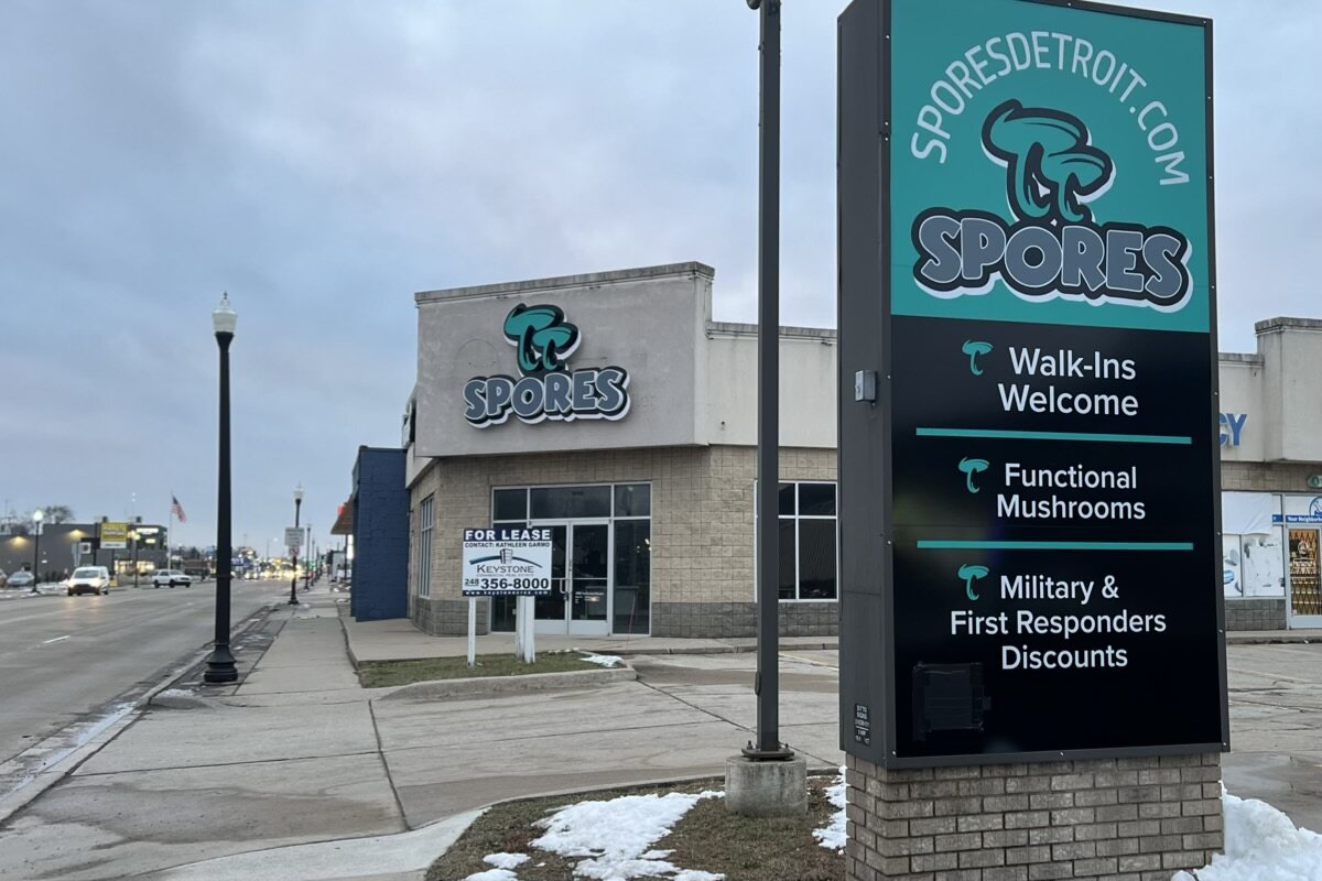 Spores is located at 1055 E. Nine Mile Rd. in Hazel Park.