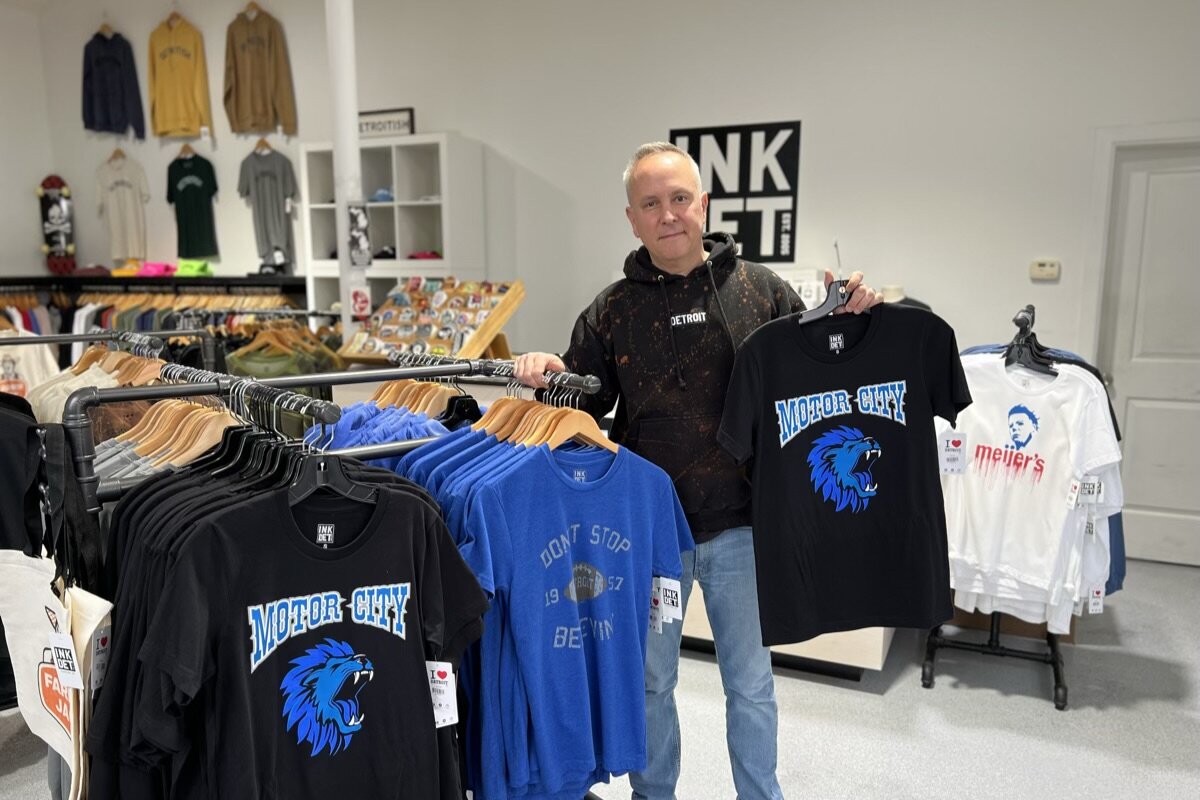 Paul Marcial, co-owner of Ink Detroit in Hazel Park.