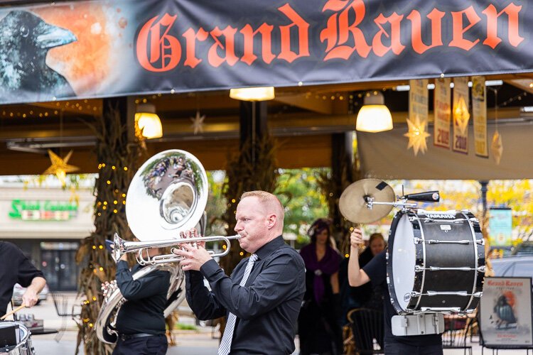 Brass Animals kick things off at the Sundquist Pavilion in Riley Park.