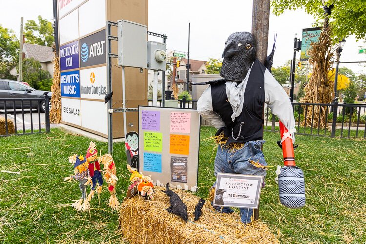 An entrant in the annual Ravencrow Contest on display in Riley Park.