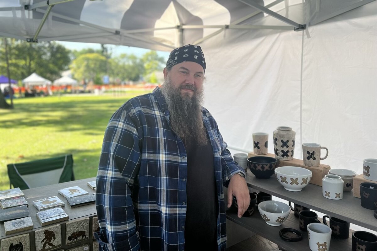 Ceramics artist Brendon Stretten.