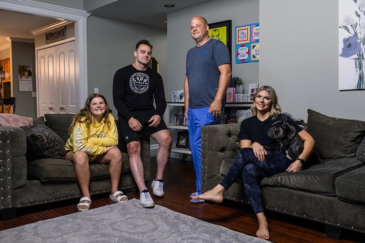 Cal Coughlin with several of the Natushkos.