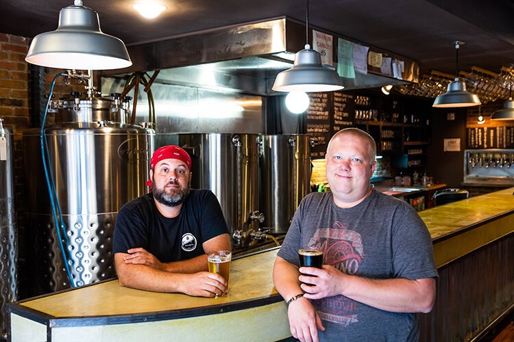 Farmington Brewing Company is a key feature in downtown Farmington's social district. 