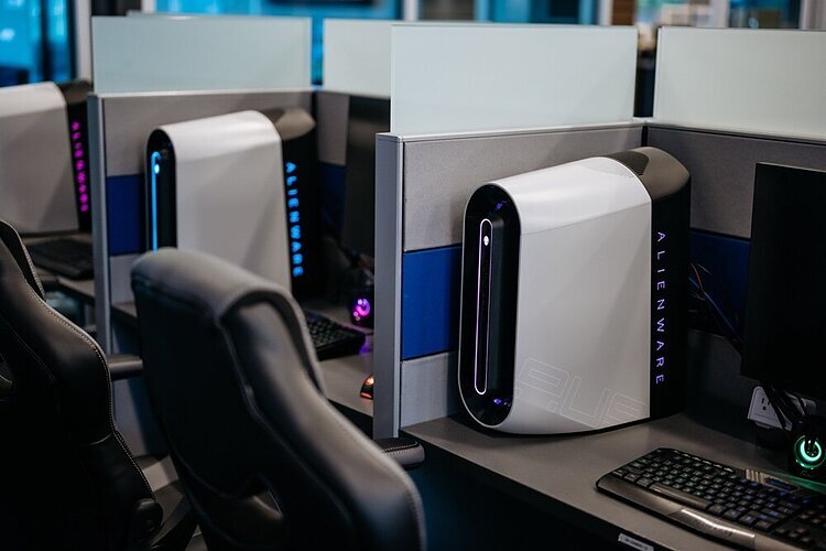 The Esports Arena is complete with Alienware Aurora R12 gaming computers with i7 processors. (File photo: Steve Koss)