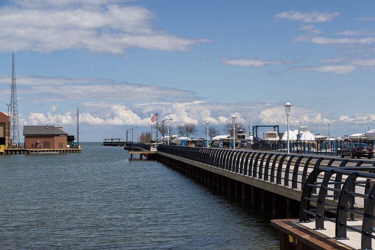Heath Blossom Pier in St. Clair Shores