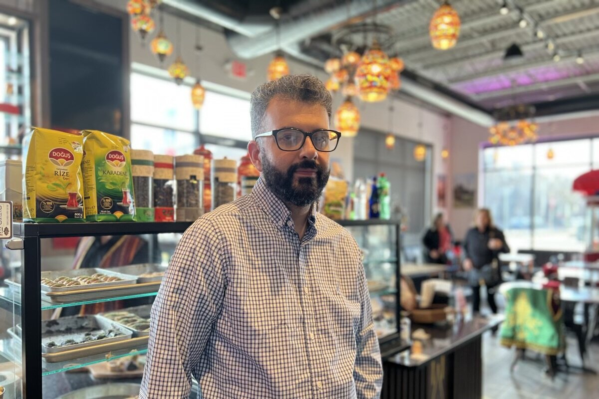 Imad Mohamad, owner of Galata Sweets.