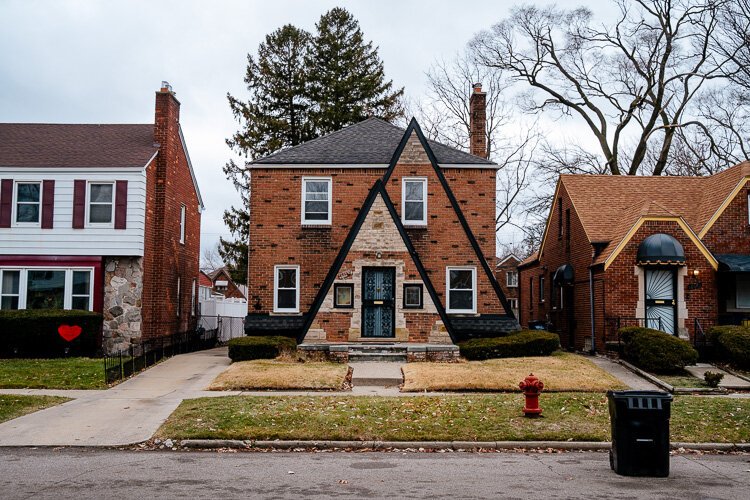 Bagley's various styles of brick houses range from $100,000 to low $300,000s. Photo: Nick Hagen.