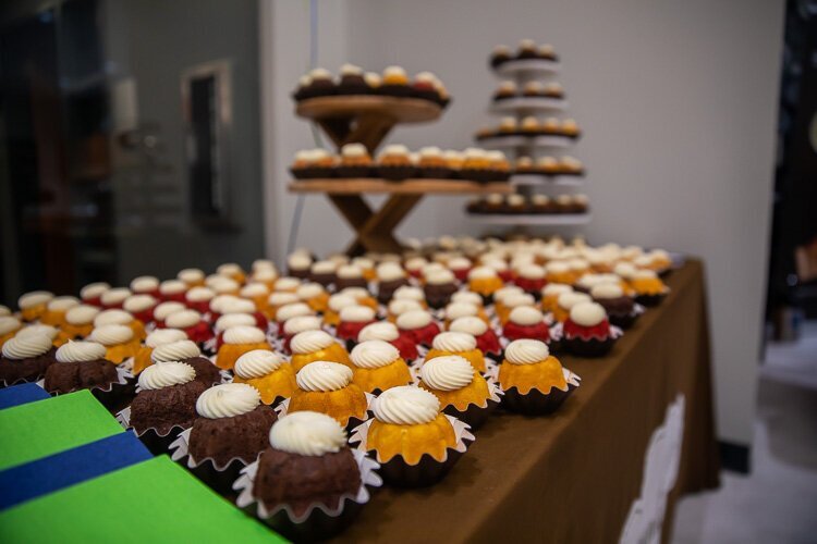 The spread from Nothing Bundt Cakes at Velocity Reinvented in Sterling Heights. (File photo: David Lewinski)
