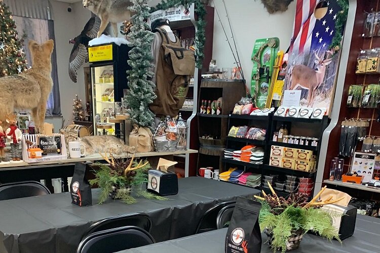Deer Camp in Sterling Heights carries coffee, outdoor accessories, and Michigan-related goods. (Deer Camp)