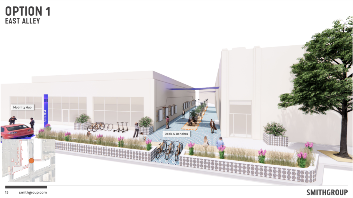 Renderings courtesy of the East Dearborn Downtown Development Authority.