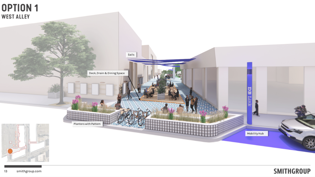 Renderings courtesy of the East Dearborn Downtown Development Authority.